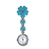 Reloj de Enfermera Trébol de Cuatro Hojas de la Suerte, Reloj de Pecho de Enfermera Colorido de Doble Capa, Reloj de Cuarzo Portátil para Enfermeras, Venta al por Mayor de Fábrica