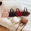 Bolso de Hombro Sólido de Moda Estilo Coreano para Niños y Niñas, Mini Bolso Lindo de Concha para Bebé, Nuevo Modelo 2026 Bolso de Mano para Niños