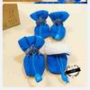 Set de 4 Zapatos de Perrito de Peluche Cuatro Estaciones Tamaño Pequeño Perros No se Caen Cubrezapatos para Mascotas Bichón Zapatos Anti-Suciedad