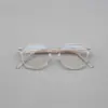 50 Monturas de Gafas Frescas Color Té Estilo Coreano para Mujer, Perfectas para un Look Natural, Luz Azul Anti-Azul, Se Pueden Personalizar con Lentes Graduados, Adecuadas para Rostros Cuadrados y Redondos, Hacen que el Rostro Parezca Más Delgado 6847