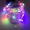 Caixa de bateria LED cordão de luz de fio de cobre lâmpada de fio de cobre LED bola ondulada caixa de bateria à prova d'água cordão de luz USB de fio de cobre