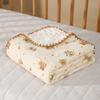 Colcha de Tela de Crepé de Cuatro Capas, Colcha Pequeña Estampada de Algodón de Azúcar de 4 Capas, Toalla de Baño para Bebé, Manta Suave para Niños
