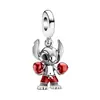 Miçangas de Furo Grande Panjia Pingente para Fazer com Fio Elementos Disney Mickey Mouse Liga Esmalte Gotejado Miçangas de Furo Grande Atacado
