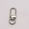Hebilla de Perro de Aleación de Zinc Llavero Metálico Accesorios Ferretería DIY Joyería Equipaje Hebilla Giratoria Hebilla Boca de Pez Hebilla de Placa