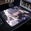 Alfombrilla de Ratón Profesional para E-Sports, Tejido de Microfibra de Alta Densidad, Control de Velocidad Preciso, Borde Reforzado con Costura, Antideslizante, Control de Juego sin Desviación