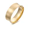 Pulsera Amplia Cóncava de Aleación Estilo Europeo y Americano, Joyería Curva de Diseño Nicho, Accesorios Versátiles de Lujo Ligero al por Mayor