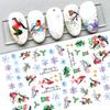 Adesivos de unhas de Natal e Halloween Adesivos de unhas de folha de bordo de outono Adesivos de unhas de Natal e Halloween F782-801
