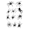 Pegatinas de tatuaje en blanco y negro, varios estilos para hombres y mujeres, impermeables y de larga duración, mariposa, serpiente, espina, corazón, pegatinas geniales para el brazo