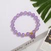 Nueva pulsera elástica de cuentas de cristal estilo Chanel popular con mariposa colorida y cuentas dulces craqueladas
