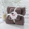 [Nueva y de alta calidad] Toalla de baño de vellón coral grueso, toalla de playa, sin pelusa, absorbente, de secado rápido, LOGO