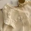 """Chica Crema" [Pantalones Mascarilla para Glúteos] Primavera/Verano Color Sólido Ropa Interior de Seda Hielo Cintura Media Algodón Puro Entrepierna Calzones"""