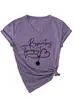 Amazon eBay Estación Independiente Casual Cómoda Camiseta de Manga Corta con Cuello en V para Fisioterapeuta