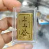 Adesivo de celular dourado para sucesso em exames e estudos, adesivo de celular de ouro puro 999, pequeno presente inspirador, cultural e criativo