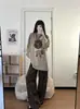 Pijama Nuevo de Invierno 2026 De Rong para Mujer, Estilo Ins de Dibujos Animados Meilade, Cuello Redondo Casual, Se Puede Usar Afuera, Conjunto con Forro de Terciopelo