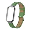 Adecuado para Correa de Reloj Redmi Band 2, Pulsera de Cuero Liso de Ultra Fibra de Moda, Correa de Cuero Miband 8Active
