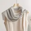 Bufanda Cuadrada Pequeña de Acetato Tencel 70cm Tacto de Alta Gama Nueva Versátil Braga para el Cuello Bufanda para Camisas Bufanda Pequeña para el Cuello Bufanda Bufanda para la Cabeza Cuello