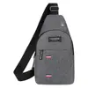 Comércio exterior transfronteiriço moda masculina quente e conveniente lazer peito saco Oxford pano esportes viagem peito saco caixa registradora pendurado