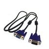 Línea VGA cable de conexión de señal de video para monitor de computadora 3 filas de 15 pines VGA macho a hembra cable de extensión 0.5 metros 3 metros