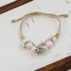 Jingdezhen Cerámica Pulseras de Paz Lote Mixto Venta al por Mayor Artículos Pequeños Joyería Pulseras Venta al por Mayor Artículos Pequeños Creativos para Venta en Puesto