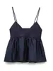 Ropa de Mujer 2026 Verano Nuevo Estilo Estilo Europeo y Americano Estilo Puro Deseo Top Camisola de Punto Empalmado Cuello en V de Color Sólido