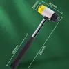Kit de herramientas de estampado y teñido con plantas, paquete de materiales para abanicos de estampado y teñido hechos a mano para niños, martillo, materiales de alumbre para DIY