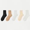 Calcetines nuevos 2024 para mujer, de malla transpirable ultrafina, de verano, transparentes, de color sólido, con aire acondicionado y protección solar.