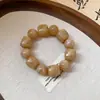 Pulseira de Contas Geométricas Irregulares em Acrílico, Toque de Luxo Leve e de Alta Qualidade, Acessório de Mão Simples e Versátil para o Dia a Dia, Atacado