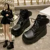 Botas de tornozelo femininas plataforma coloridas de salto alto com fivela, tamanho plus size, novidade europeia e americana para Outono/Inverno 2020 em estoque