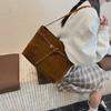 Bolsa Feminina Elegante e da Moda 2025 Nova Versátil Ombro Transversal Grande Capacidade Bolsa de Mão para o Dia a Dia Bolsa de Braço