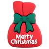 Natal boneco de neve buraco sapatos diy acessórios sapatos decorativos sapatos de jardim flor pvc borracha macia sapato fivela destacável bonito