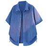 Camisa Masculina de Verão de Manga Curta, Marca da Moda Corte Solto Manga Curta Laranja Dopamina Camisa Masculina Xadrez