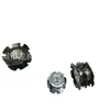 M8*30.6 Tapón de Tubo Frontal para Scooter Estante de Almacenamiento Conector de Tubo Tuerca de Tapón Interior de Tubo Tuerca de Estrella