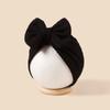 Gorro infantil transfronterizo INS, gorro de punto con lazo para bebé, gorro indio con protección elástica para las orejas para recién nacidos europeos y americanos.
