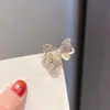 Pinza para el Cabello de Flor Mariposa Estilo Coreano para Mujer, Nuevo Diseño de Lujo con Pedrería, Pinza Lateral Versátil para Flequillo y Cabello Suelto, Accesorio para el Cabello