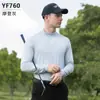 Pgm Ropa de Golf para Hombre Camiseta de Manga Larga Otoño e Invierno Capa Base Deportiva 3A Antibacteriana Absorbente de Humedad Secado Rápido Capa Base