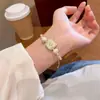 Pulsera Popular para Estudiantes, Linda Pulsera Trenzada de Gatito Crema de Chocolate, Joyería de Mano de Moda Versátil de Nicho