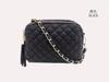2026 Bolso de Hombro Casual Estilo Coreano Nuevo con Cadena Acolchada Bordada, Bolso Pequeño Cruzado para Mujer