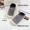 Zapatos de Lona para Niños, Zapatos Blancos para Niños, Estilo Verano, Guardería para Bebés Niñas, Zapatos Casuales para Niños con Suela Suave, Zapatos de Tela para una Pierna