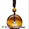Suministro en Vivo del Fabricante de Colgantes de Piedra Ojo de Tigre para Hombres y Mujeres, Moderno Collar Marca Dragón de Piedra Ojo de Tigre Guanyin, Anillo con Colgante de Jade