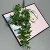 Decoración de Boda Transfronteriza con Vegetación Artificial, Hojas de Potos, Hojas de Dinero, Decoración de Techo de Salón de Bodas de Compromiso, Escenario, Fondo