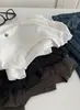 Camiseta de Manga Larga Bordada de Algodón Mousse con Articulaciones de Bambú Elásticas Suaves para Mujer Otoño Adelgazante Versátil Cuello Redondo Hombro Normal Prenda Interior