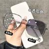 Nuevas Gafas Fotocromáticas 2025 para Mujer con Montura Brillante Incrustada de Diamantes, Gafas para Miopía, Mismo Estilo que en Xiaohongshu, Gafas Sin Receta