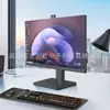 Pantalla LCD de 27 pulgadas con cámara HD elevable Ordenador de 23.8 pulgadas sin bordes de cara recta Pantalla HD