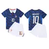26-27 Uniformes de Fútbol para Estudiantes de Primaria Número 7 de C Ronaldo Número 10 de Neymar Camiseta Conjunto de Camiseta para Niños Camiseta de Fútbol