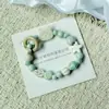Pulsera de Cerámica Jingdezhen Nueva Pulsera de Cerámica China Joyería Estudiante Estilo Tíbet Cuerda Trenzada a Mano Puesto Regalo para Estudiante