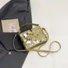 Bolso de Hombro de Lentejuelas de Moda 2026 Primavera Nuevo Bolso Cruzado Casual para Mujer Bolso Cruzado Cuadrado Pequeño Simple de Alto Valor
