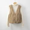 Chaleco de plumas Pinghu Chi, nuevo, de terciopelo GB 90, con cuello en V, ligero, sin mangas, para otoño e invierno, para mujer