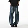 Jeans Retro Sueltos Pierna Ancha 79 High Street Precio Controlado Delgado 2025 Pantalones Rectos Verano Americano Tallas Grandes Ropa de Hombre