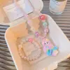 Set de Joyería de Collar Luminoso para Niños Dibujos Animados Accesorios de Niña Pequeña Pendientes de Clip Anillo Pulsera de Niña Pequeña Coloridos