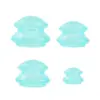Set de ventosas de silicona para uso doméstico, absorbente de humedad, dispositivo de ventosas de alta transparencia, set transparente de presión negativa, dispositivo de ventosas de silicona para masaje y gua sha